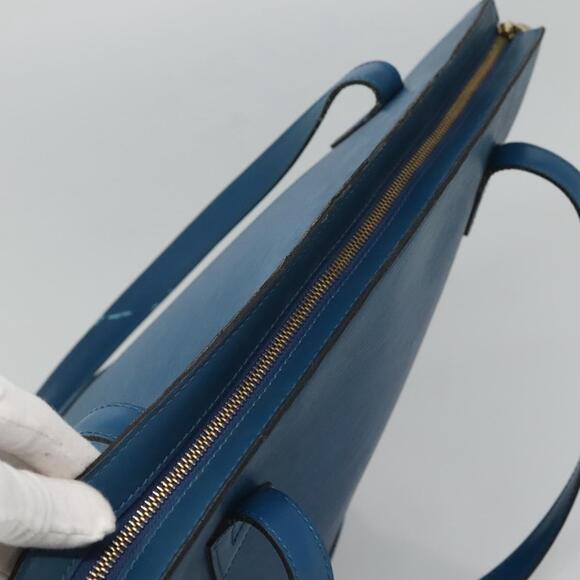 LOUIS VUITTON Epi Saint Jacques Shopping Shoulder Bag Blue M52275 - Picture 6 of 16